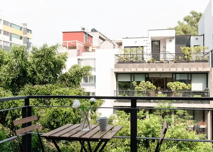 Increible Terraza En La Condesa Apartamento